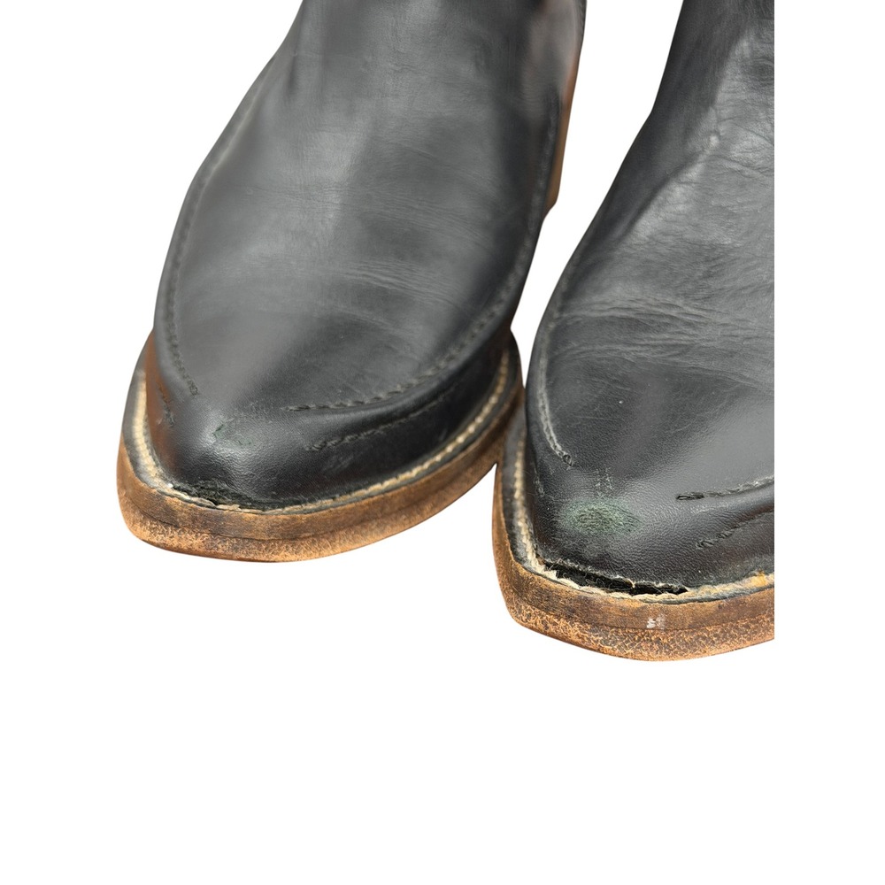 Free People Tritone Tall Western Boots Womens 36 6 Brown Leather Riding Cowboy - Picture 7 of 15